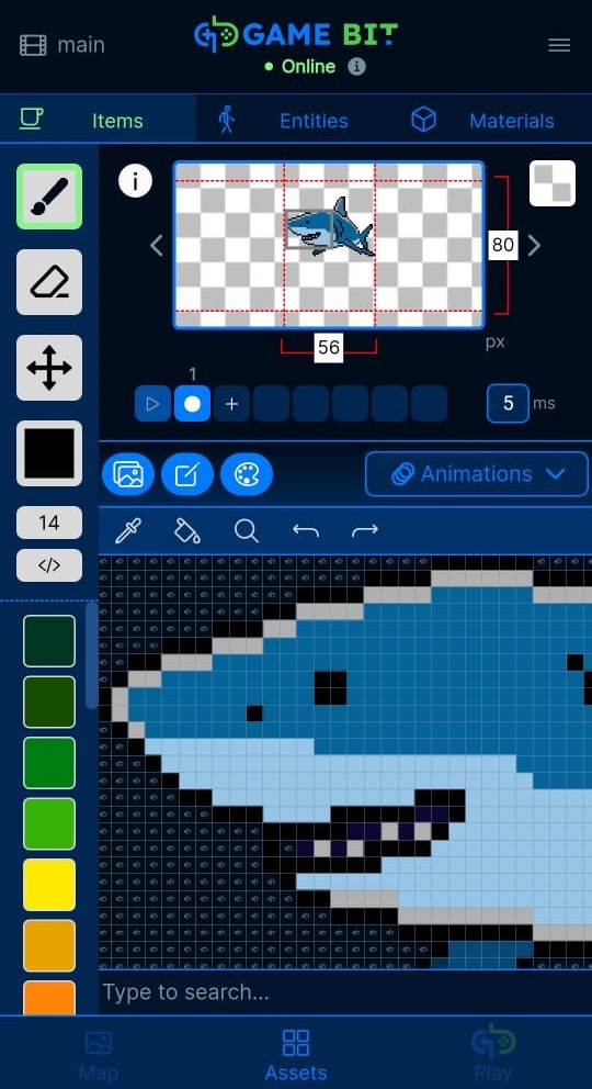 Gran Bit assets editor